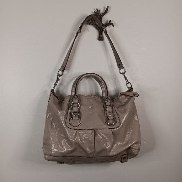 COACH project patent Leather cream Ashley F15455, 2011 millennial purse - Picture 3 of 16